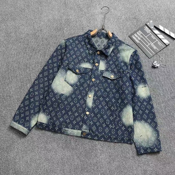 Louis Vuitton Denim Monogram Jacket - Picture 1 of 9